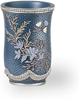 Popular Bath Capri Tumbler in Slate Blue Modern Design for Any Bathroom