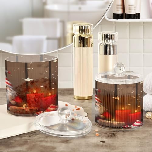 Santa Claus Candle Holder Organizer 2-Pack