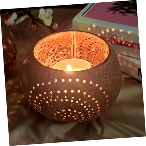 Coconuts Shell Candle Bowl