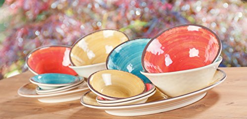Carlisle Mingle Melamine Dinner Plate with Pottery Style