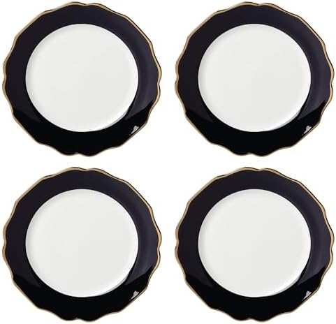 Elegant 4-Plate Set Black