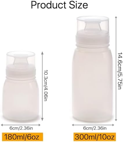 6-Piece Reusable Squeeze Bottles for Condiments