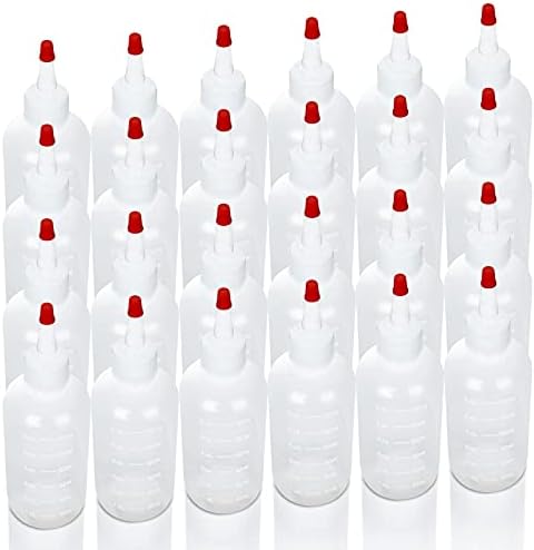24 Pack Shanqian 6oz Squeeze Bottles
