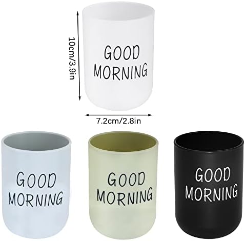 4-Piece Eco-Friendly Reusable Toothbrush Holder Set