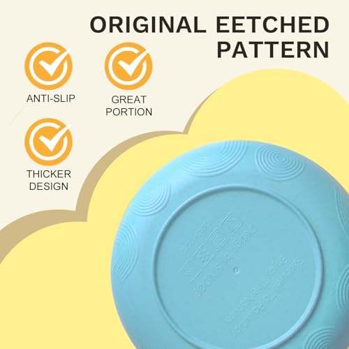 SINOGE Wheat Straw Plates 10 Inch Disc