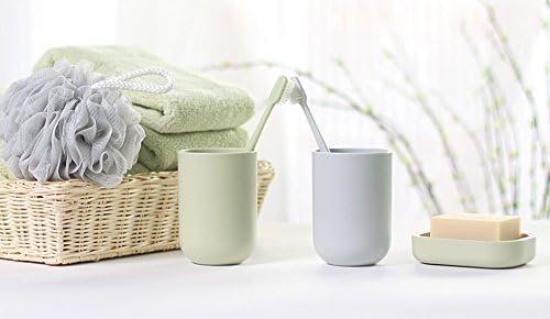 UVIVIU Arc-Shape Toothbrush Holder with Matte Finish 350ml