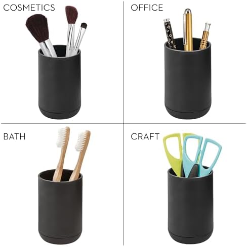 Elegant Compact Soft Aqua Toothbrush Holder