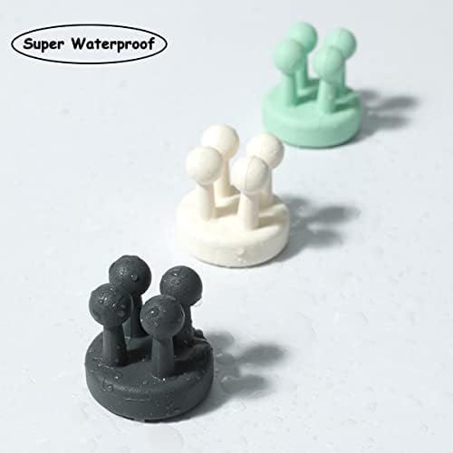 4 Pcs Silicone Waterproof Toothbrush Holders