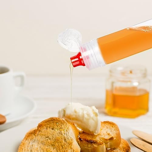 Raynag 8-Piece Honey Squeeze Bottle Set Reusable