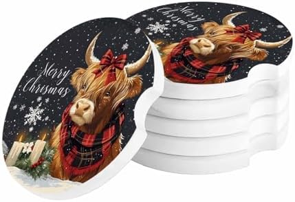 Litter StarCar Coasters Christmas Gift Set 4 Pcs