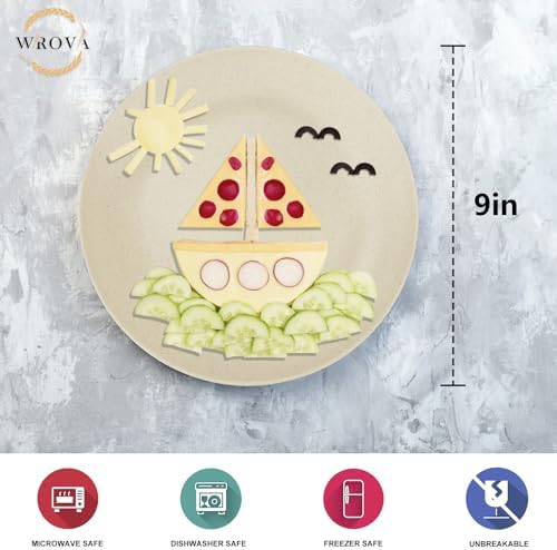 Wrova Wheat Straw Dinner Plates