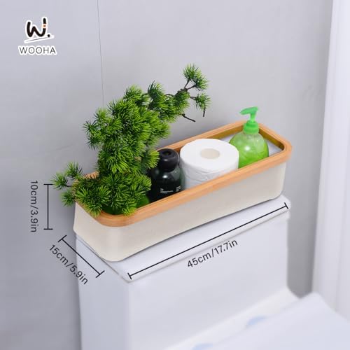 Bamboo Collapsible Toiletry Organizer - Compact Storage Solution