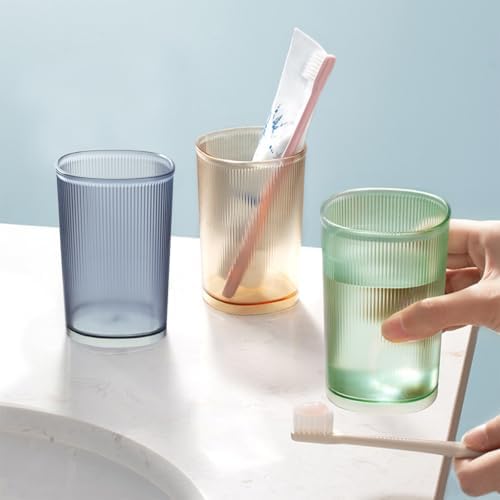 BieFuDan3 Pack Bath Delivery Holder Reusable Style Toothbrush Cup Holder