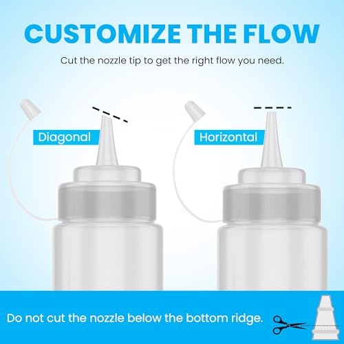 Oaklyn Squeeze Bottles 24oz 3-Pack