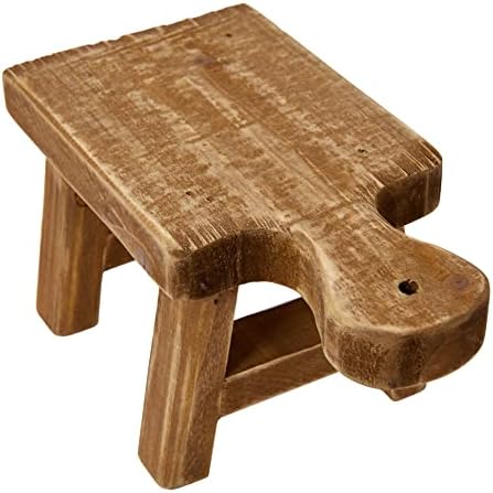 Creative Co-Op Decorative Pedestal with Handle