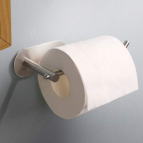 Toilet Paper Holder Rust-Resistant Stainless Steel Space-Saving Strong Track
