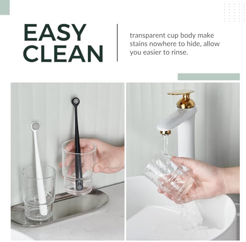 Premium Glass Toothbrush Holders