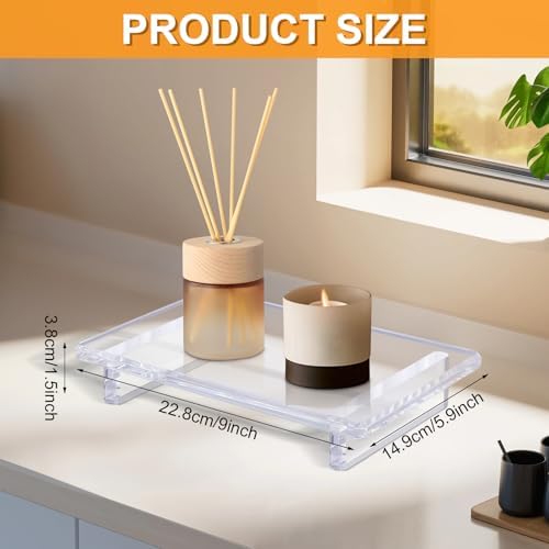 Acrylic Bathroom Counter Organizer