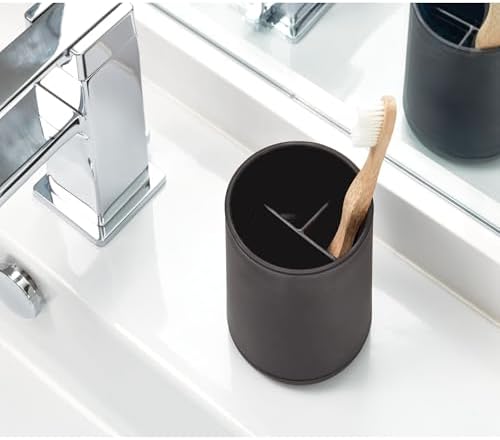 Elegant Compact Soft Aqua Toothbrush Holder