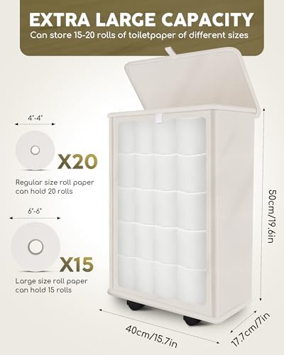 High-End 35L Toilet Paper Storage