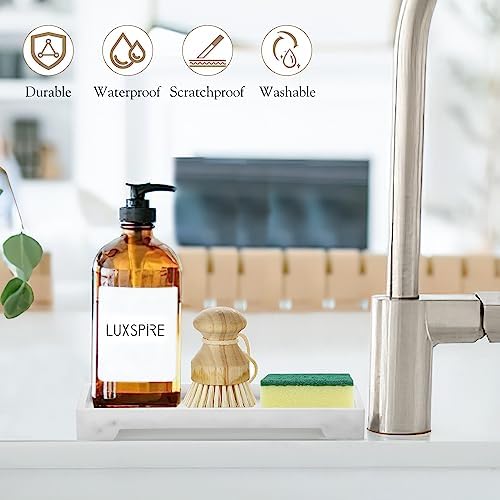 Luxspire Marble Vanity Tray