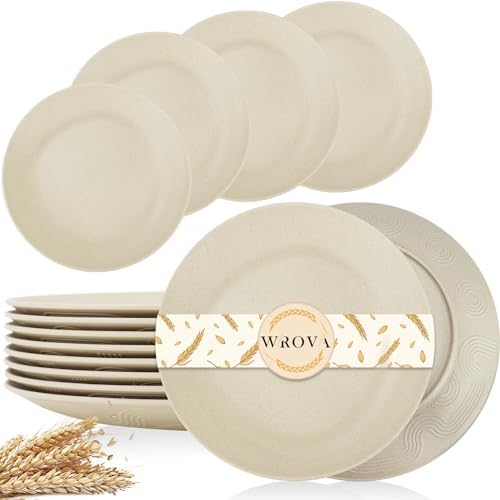 Wrova Wheat Straw Dinner Plates