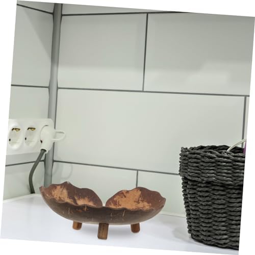 Stylish Coconut Shell Soap Dish Holder for Bathroom