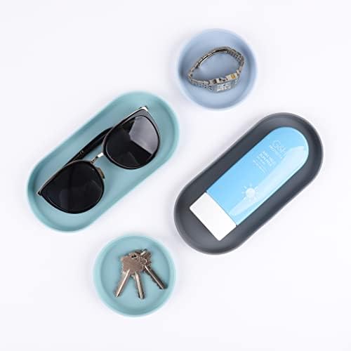 Blue Ginkgo Mini Silicone Trays Set of 6 Blue