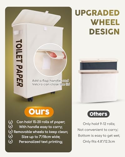 High-End 35L Toilet Paper Storage