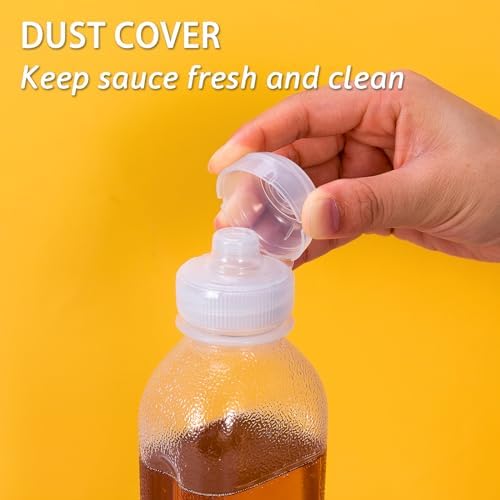 Parbee 10oz Leak-Resistant Squeeze Bottles 4-Pack