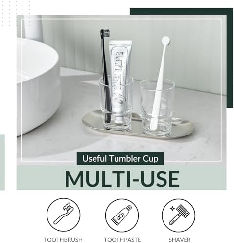 Premium Glass Toothbrush Holders