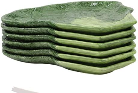 Ebros Gift Broccoli Steak Dinner Plate Set