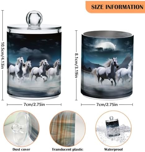 Double-Pack 10oz Plastic Jars