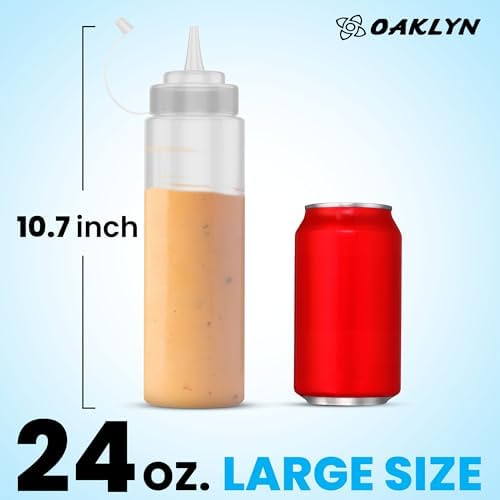 Oaklyn Squeeze Bottles 24oz 3-Pack
