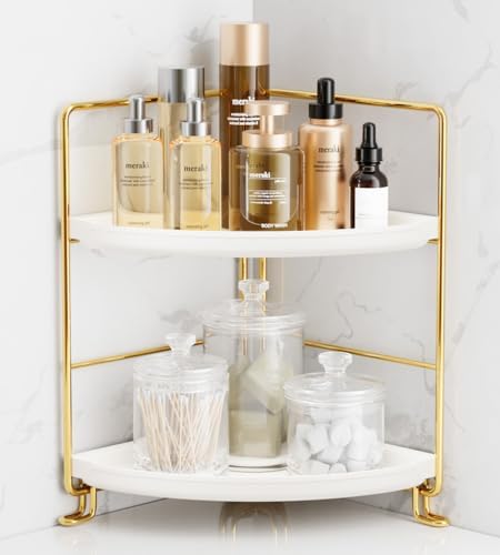 Premium 2-Tier Corner Organizer for Bath