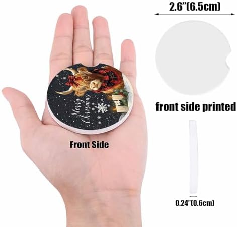 Litter StarCar Coasters Christmas Gift Set 4 Pcs