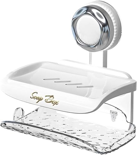 Suction Soap Holder compact for bathroom organization