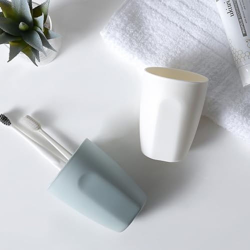 Simple Mouthwash Cup Round Plastic for Efficient Hygiene