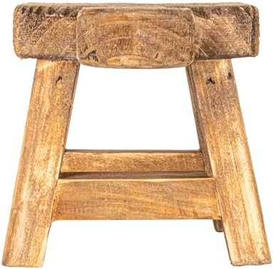 Creative Co-Op Decorative Pedestal with Handle