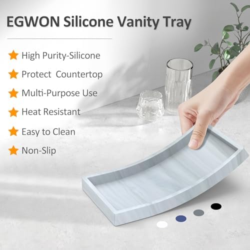 Shatterproof Silicone Toilet Tank Trays for Bathrooms