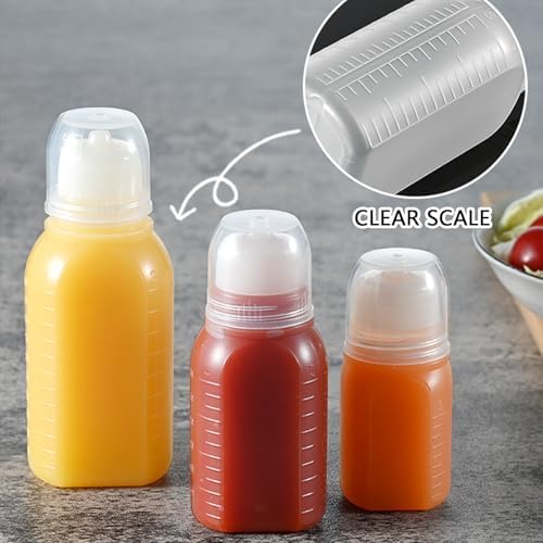 Squeeze Bottle Set for Salad BBQ and More