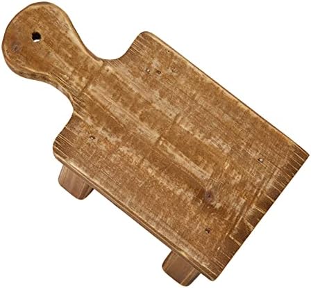 Creative Co-Op Decorative Pedestal with Handle