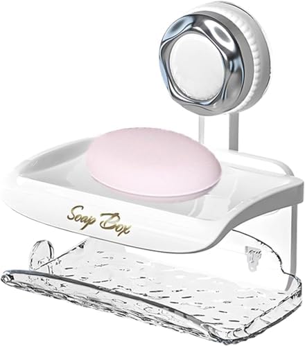 Suction Soap Holder compact for bathroom organization