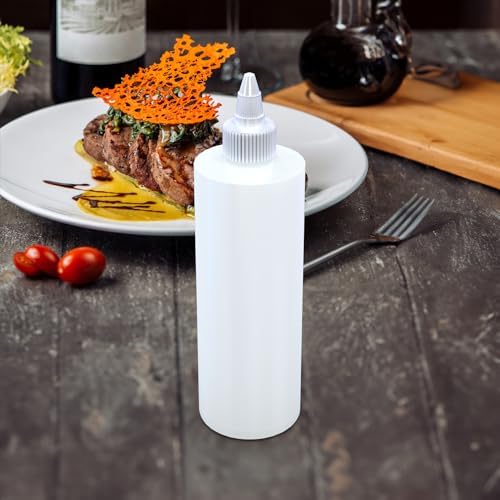 BRIGHTFROM 8 oz Condiment Squeeze Bottles 2 pack