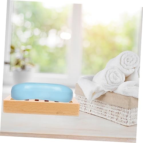 Simple Beech Wooden Soap Dish