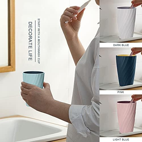 Sturdy Colorful 2-Pack Toothbrush Cup