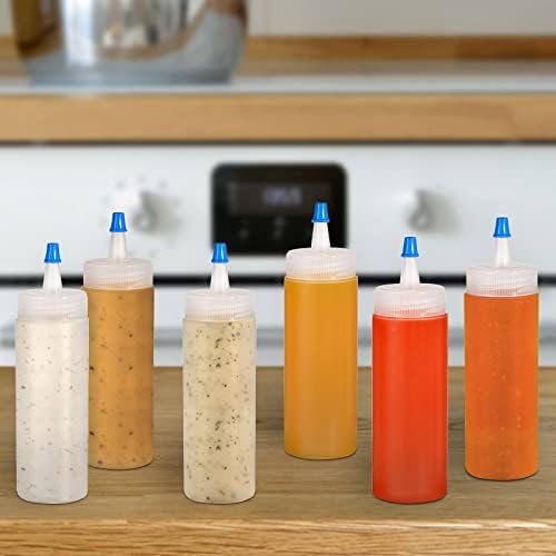 Fasmov Squeeze Bottle 40-Pack for Kits Salads and More