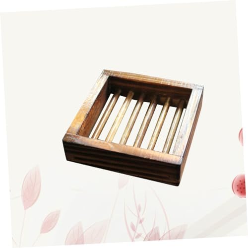 Sturdy Modern Wood Soap Storage Rack for Bathrooms