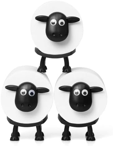 Adorable Sheep Sequence Toilet Paper Holder