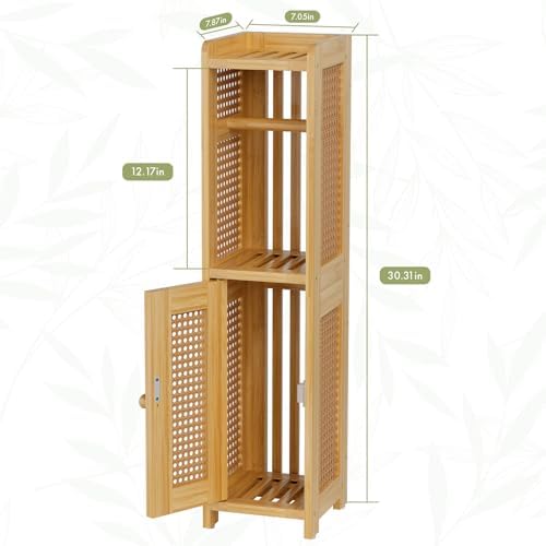 AmazerBath Toilet Paper Storage Cabinet